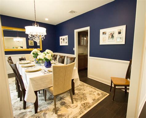 Rated 4 out of 5 stars. A Touch of Blue - Formal Dining Room - Transitional ...
