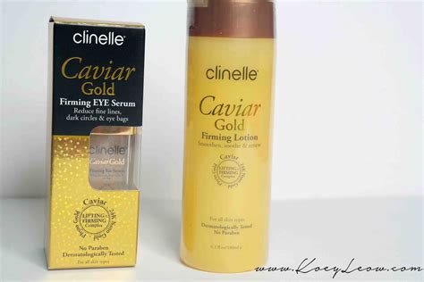 Branded caviar gold cream formulated with the best ingredients at bargain prices. www.KoeyLeow.com: Clinelle Caviar Gold Range Review