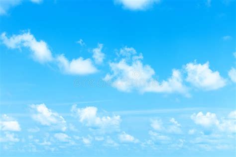 Blue Sky With Clouds Background Stock Image Image Of Blue Light