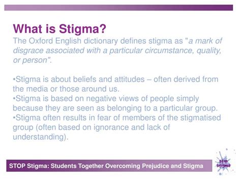 Ppt Learning Objectives To Identify What Stigma Is And Why It Matters