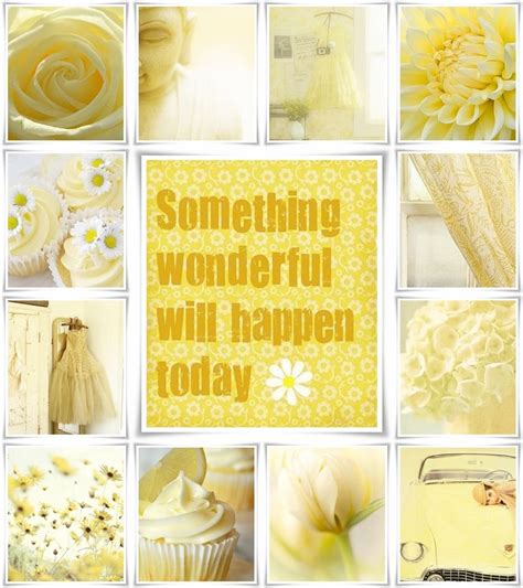 Moodboard Yellow By Audrey Beautiful Collage Color Collage Mood Board