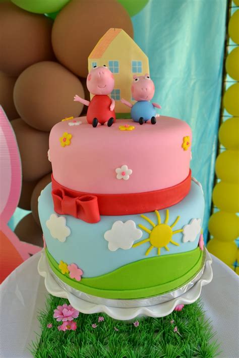 20 Of The Best Ideas For Peppa Pig Birthday Cake Home Inspiration And