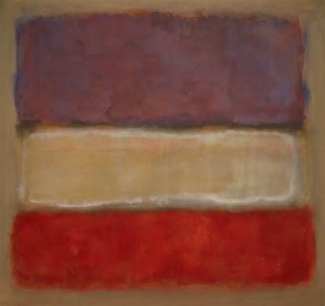 Untitled Purple White And Red 1953 By Mark Rothko