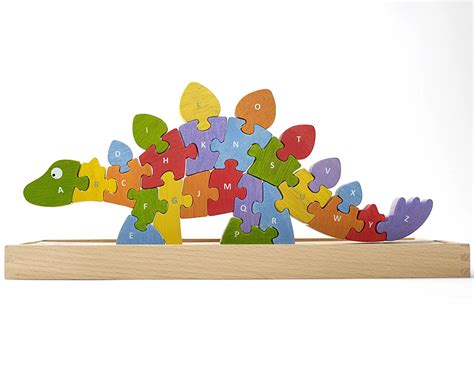 Dinosaur A To Z Alphabet Chunky Wooden Puzzle