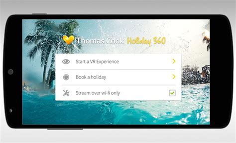 thomas cook 360 holiday vr app launches visualise