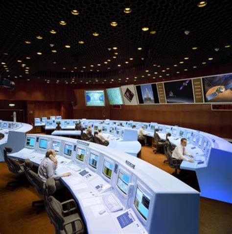 Esa European Space Operations Centre Main Control Room Mcr