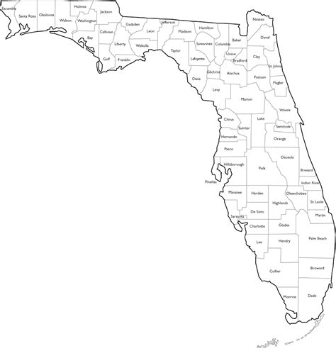 Fl Counties Map Of Florida Oconto County Plat Map