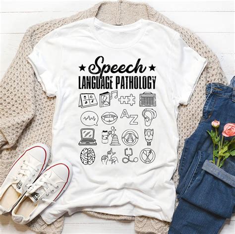 cute slp just speechie speech language pathologist t shirt t shirts low price