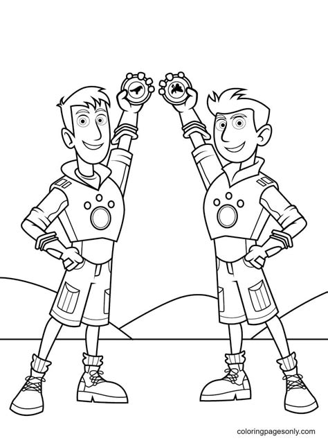 56 Free Printable Wild Kratts Coloring Pages