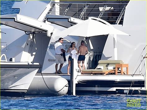 Sanchez was seen sporting a large ring on her right hand as the couple boarded a yacht sunday, the daily mail reported. Jeff Bezos Goes Shirtless in Italy, Flaunts PDA with ...