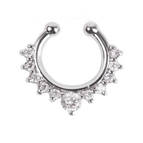 Body Jewellery Jewellery And Watches Body Piercing Jewellery Women 1pcs Fake Clip On Non Piercing