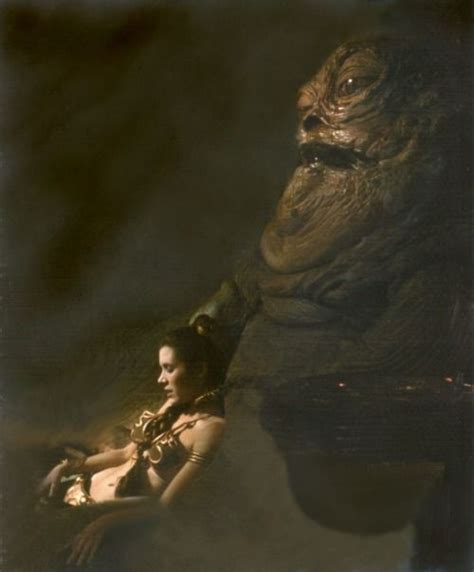 Jabba The Hutt And Princess Leia After Their Antics Jabba Le Hutt Et
