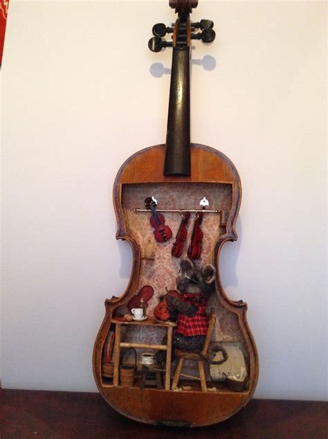 Pin By Pat Moak On Les Amis De Bella Large Shadow Box Violin Art
