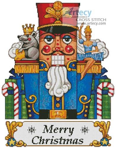 Completed jingle bell christmas ornaments measures up to 6.5'' long. Artecy Cross Stitch. Nutcracker Counted Cross Stitch ...