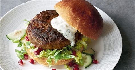 Moroccan Lamb Burgers with Mint Aïoli Recipe Britain s Best Home Cook