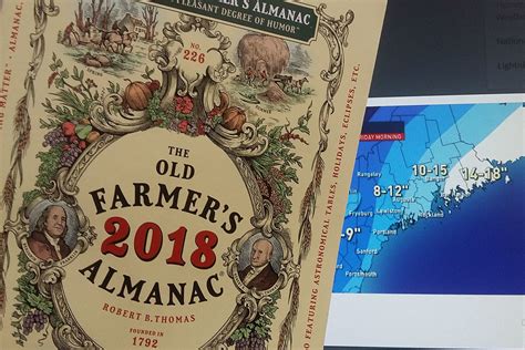 Relax Old Farmers Almanac Has A Different Forecast