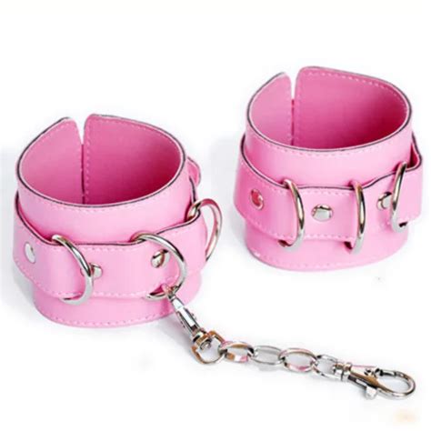 Wholesale Sex And Mischief Faux Leather Ankle Cuffs Restraint Feet Cuffs Fetish Sex Toys Kinky