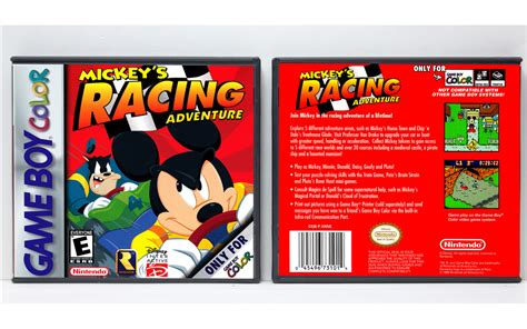 Gaming Relics Game Boy And Color Mickeys Racing Adventure