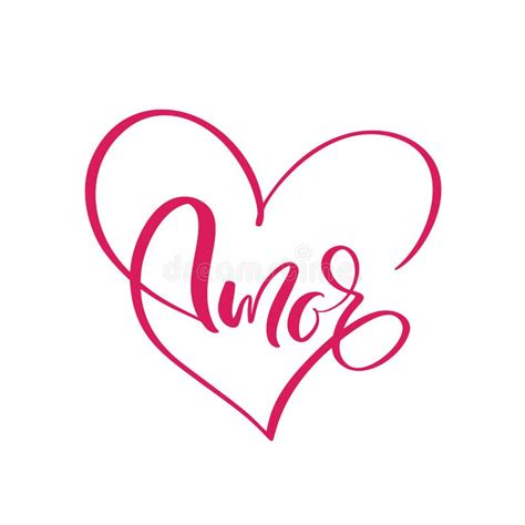 Te Amo Love You Spanish Text Calligraphy Vector Lettering For Valentine