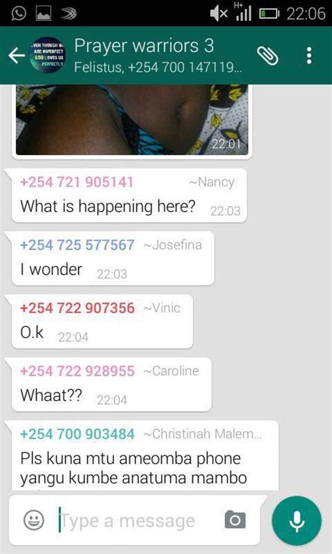 Whatsapp Chats Exposed Lady Sending Nude Photos To Man. 