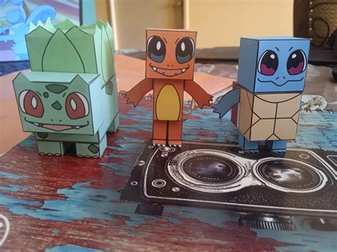 🔴kanto Starters Papercraft ⚪ Pokémon Amino