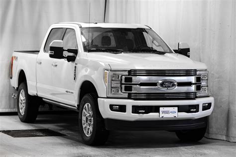 New 2018 Ford F 250 Limited White Platinum Tri Coat Metallic For Sale