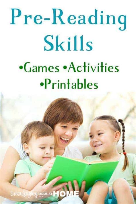 Pre Reading Printables Activities And Games For Kids