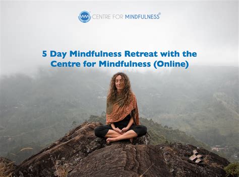 5 Day Mindfulness Retreat With The Centre For Mindfulness Online Cfm In