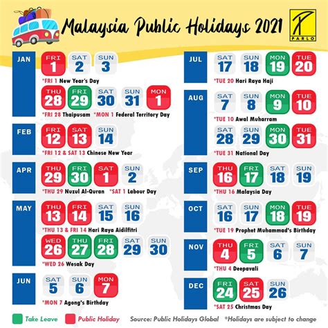 June Public Holiday Malaysia 2021 Public Holidays In Malaysia In 2021