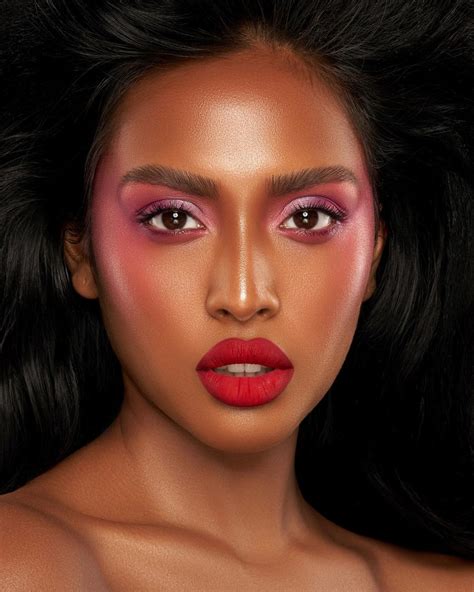 Danessa Myricks Beauty Makeup On Instagram “red Lips Or Blue Medtallic