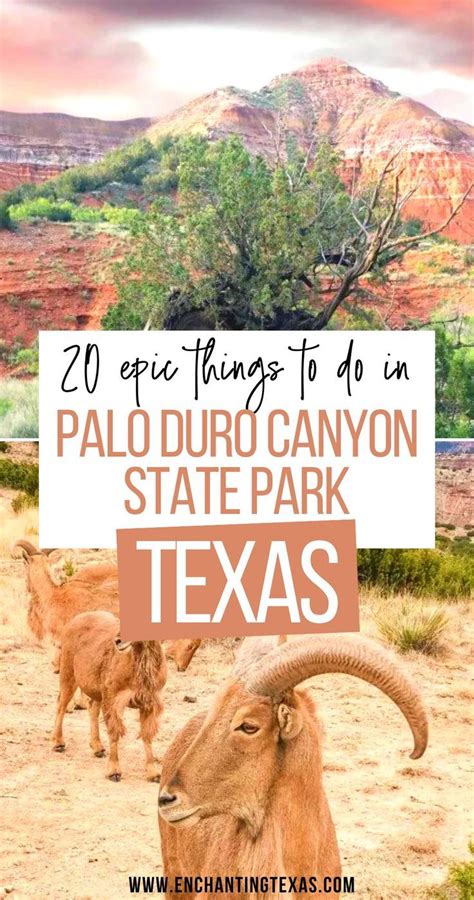 20 Epic Things To Do In Palo Duro Canyon State Park Texas Usa Travel