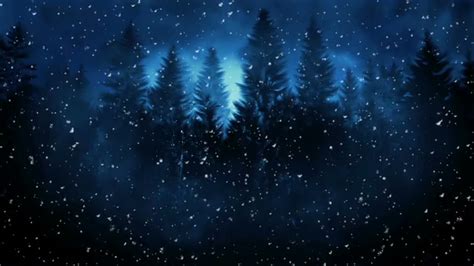 Dark Blue Winter Background Stock Motion Graphics Motion Array