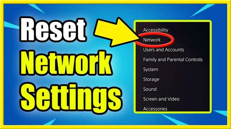 Ps5 Reset Network Settings Easy Tutorial Youtube