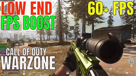 Call Of Duty Warzone Low Spec Pc Performance Boost Youtube