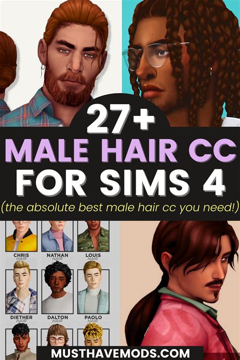 Must Have Mods Check Out My List Of The Best Sims 4 Male Hair Cc