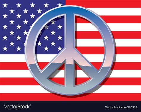 Jump to navigation jump to search. American flag with peace sign Royalty Free Vector Image
