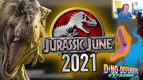 The Jurassic June 2021 Stream Painting Dino Defenders Live Youtube