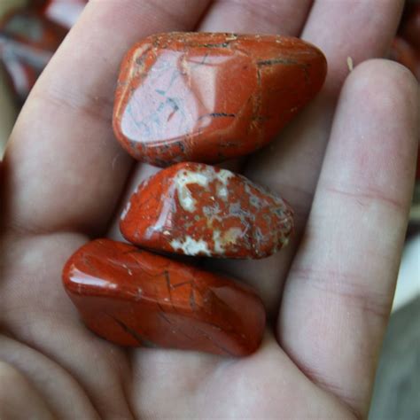 Red Jasper Tumbled Crystals From South Africa In 2021 Red Jasper