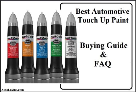 Best Automotive Touch Up Paint Reviews 2021 New Update Buying Guide