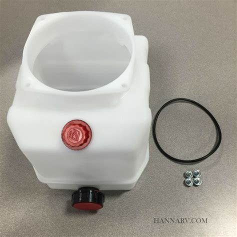 3 Quart Plastic Hydraulic Fluid Reservoir Kit For Dump Trailer Hanna