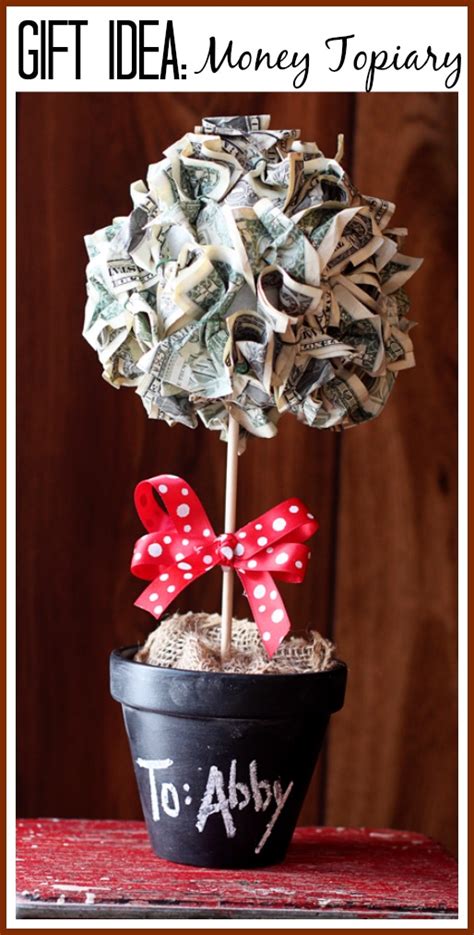 Maybe you would like to learn more about one of these? Money Topiary Gift Idea - Sugar Bee Crafts