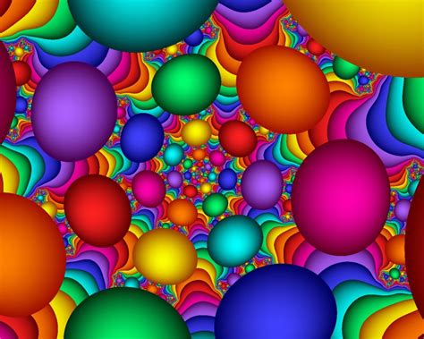 Colorful Bubbles Multicolor Abstract Background Wallpapers ...
