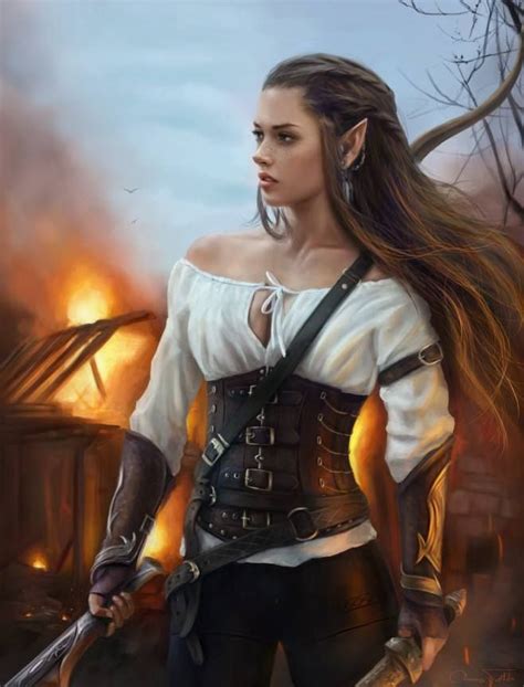 Elven Fantasy Warrior Fantasy Girl Foto Fantasy Fantasy Art Women