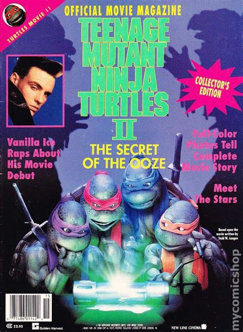 Teenage Mutant Ninja Turtles Ii Official Movie Mag Comic Books