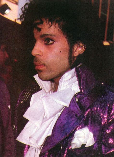 Prince 198485 Purple Rain Movie Premiere Closeup Photo Purple Rain