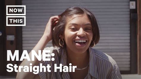 Why Are We Obsessed With Straight Hair Mane Nowthis Youtube