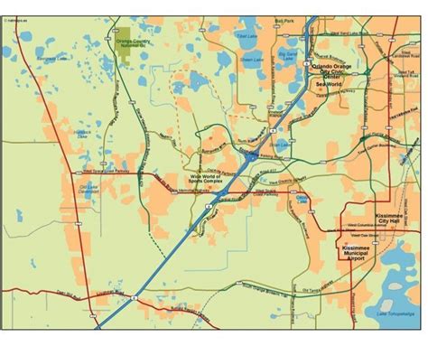 Orlando Vector Map Digital Maps Netmaps Uk Vector Eps And Wall Maps