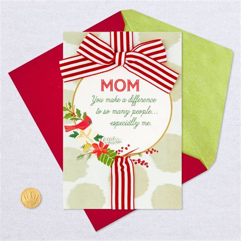So Grateful For You Mom Christmas Card Greeting Cards Hallmark