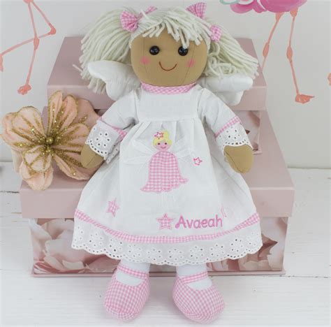 From their very first teddy to photo frames parents will treasure, finding adorable personalised gifts for babies has never been easier. Personalised Rag Doll - Angel | Heavensent Baby Gifts