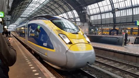 Test Passenger On Eurostar High Speed Train Between Amsterdam And
